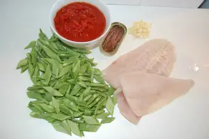 Fish stew ingredients