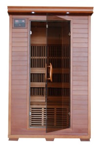 2 Person Red Cedar Wood Infrared Sauna