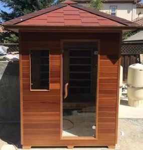 3 PERSON SIERRA RUSTIC CANADIAN CEDAR OUTDOOR