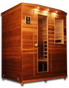 ClearLight IS-3 Three Person Red Cedar Sauna