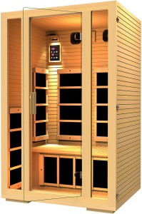 JNH Lifestyles 2 Person Far Infrared Sauna 7 Carbon Fiber Heaters