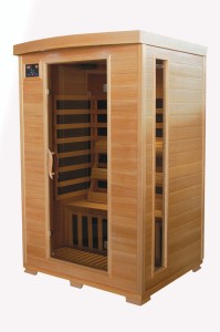 Therapuresauna ESF202HCB 2-Person Canadian Hemlock